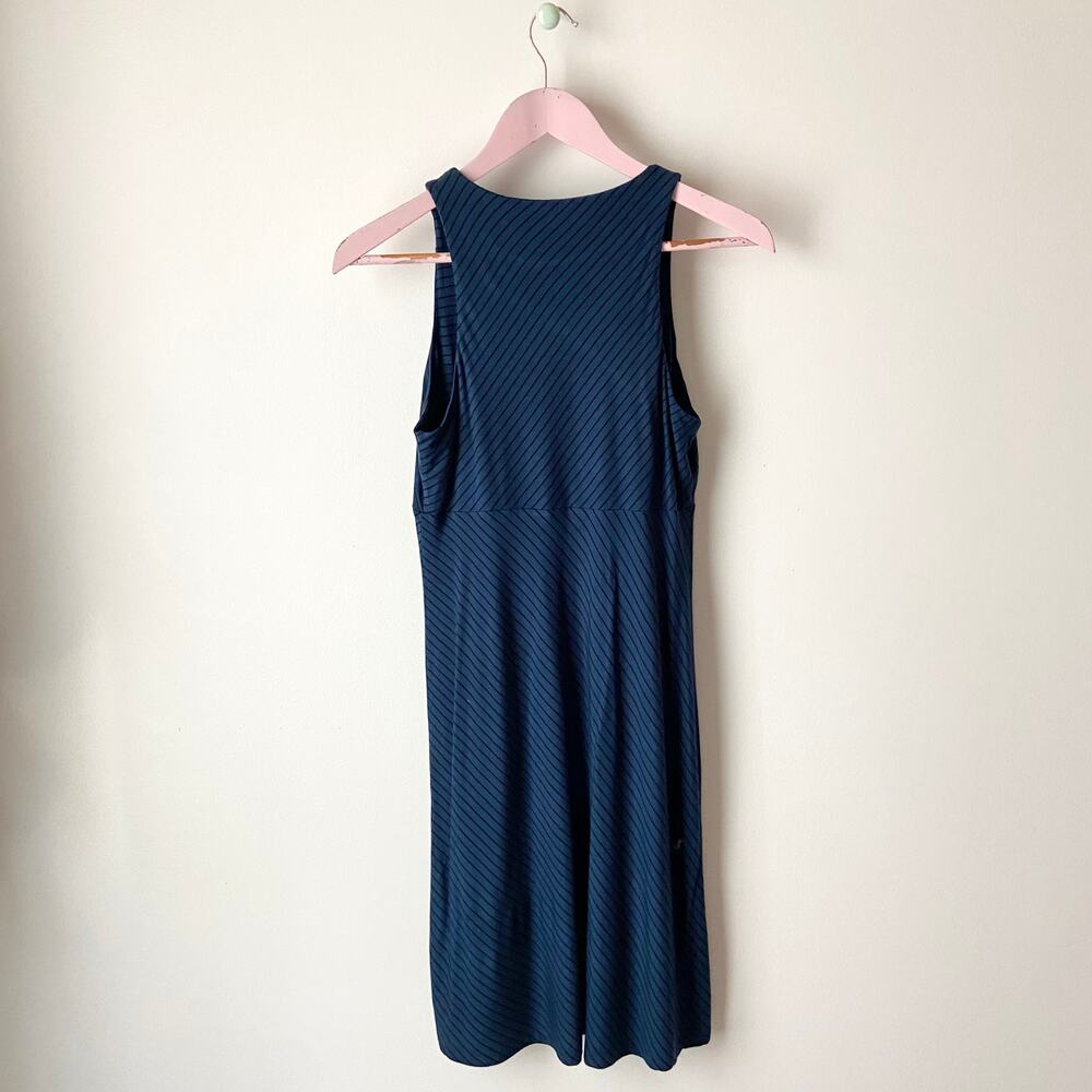Athleta Blue Striped Tank-Top Dress Size Small - Picture 2 of 5